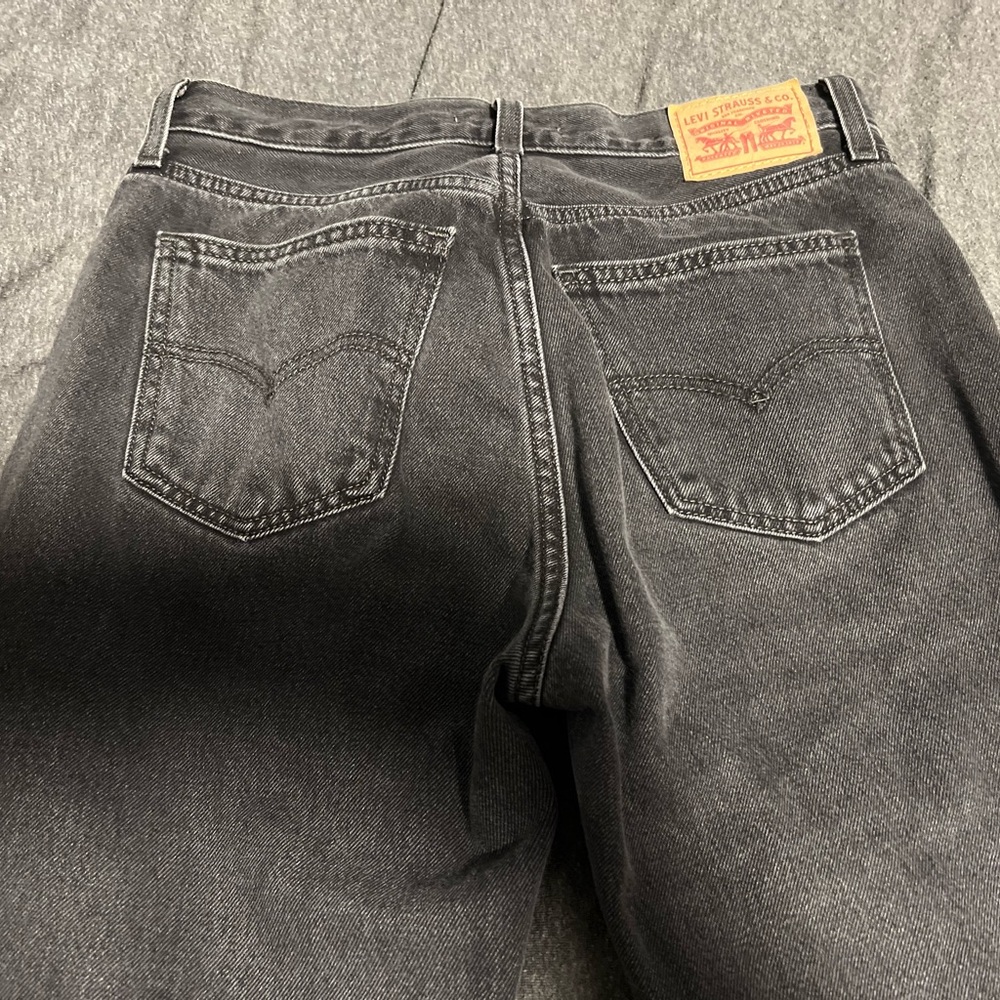Levi’s, low pro straight cut jeans, black